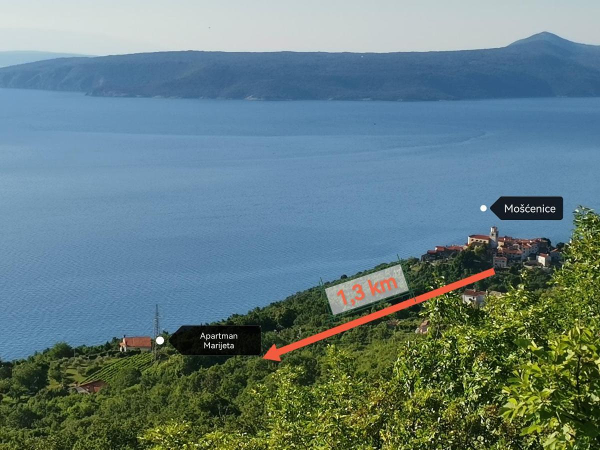 Apartman MARIJETA Moscenicka Draga Bagian luar foto